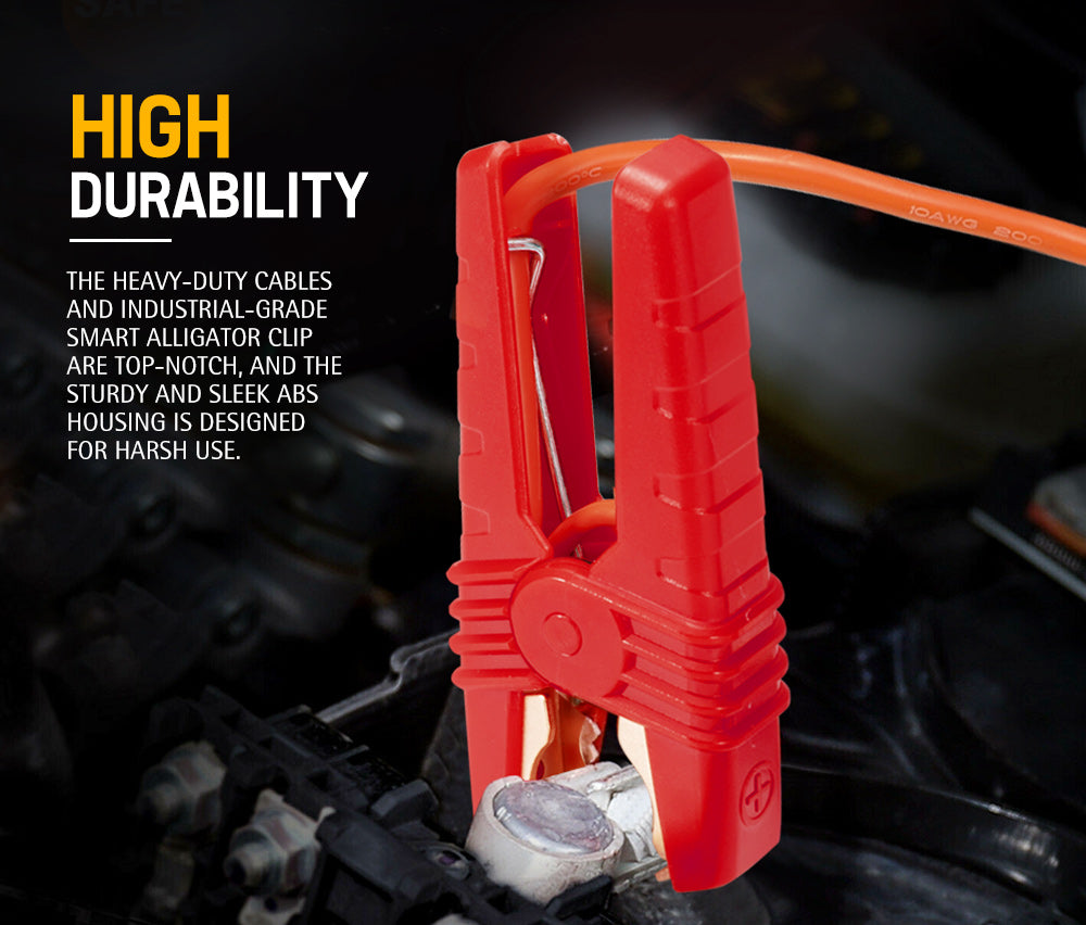 1000 Amp Jump Starter 8000mAh Power Bank W/ Qi Charger - Sunyee