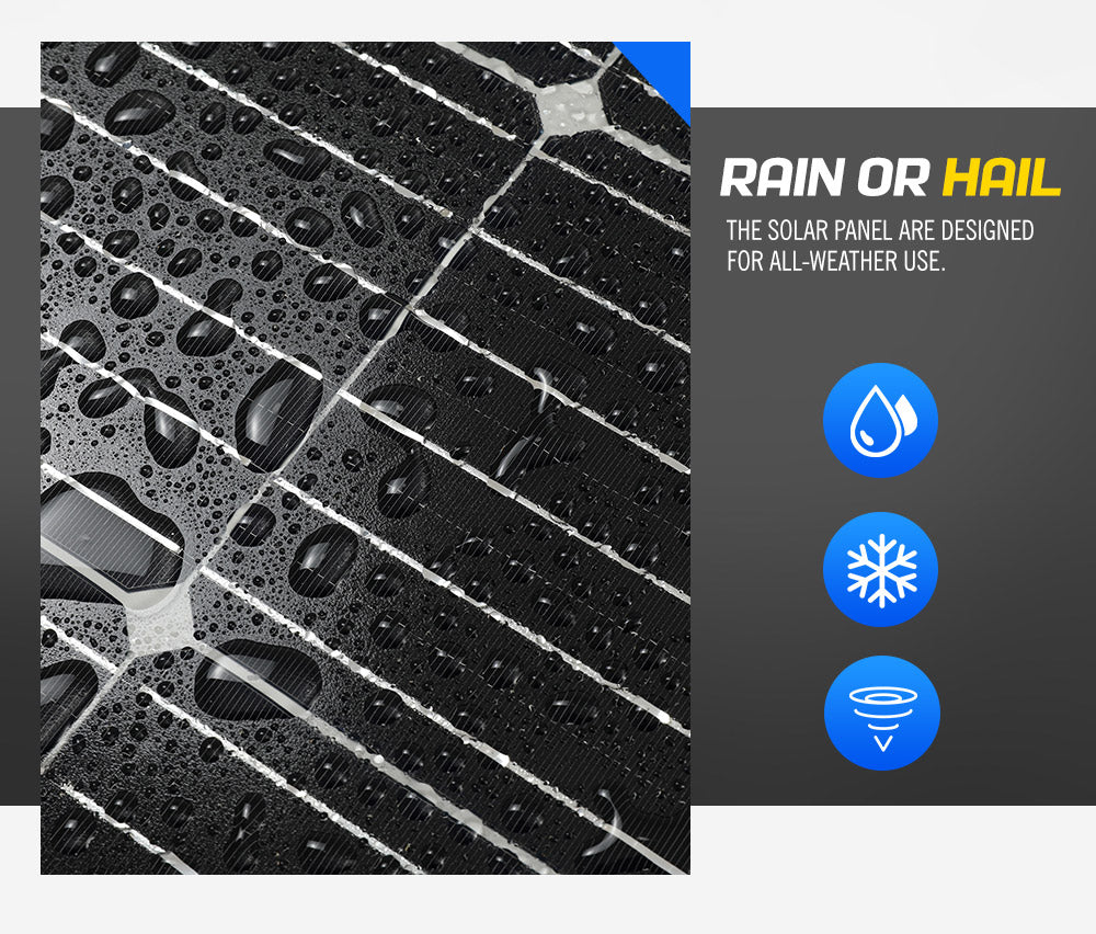 2x 12V 10W Solar Panel Kit Megavolt Caravan Camping Power MONO Battery Charging - Sunyee