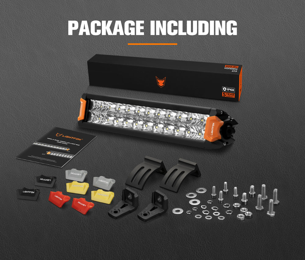 Lightfox Rigel Series 12inch LED Light Bar 1 Lux @ 338M IP68 5,431 Lumens - Sunyee