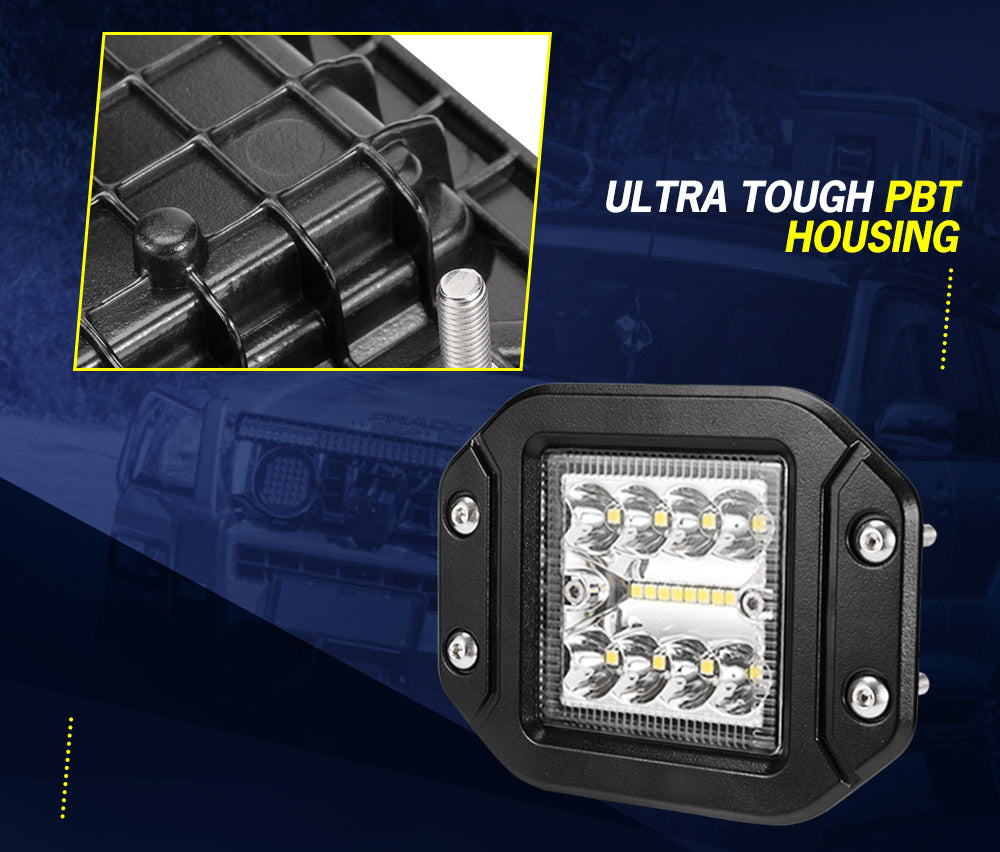 Lightfox 5inch Led Light Bar 1 Lux @ 160M IP68 3501 - 4000 lm - Sunyee