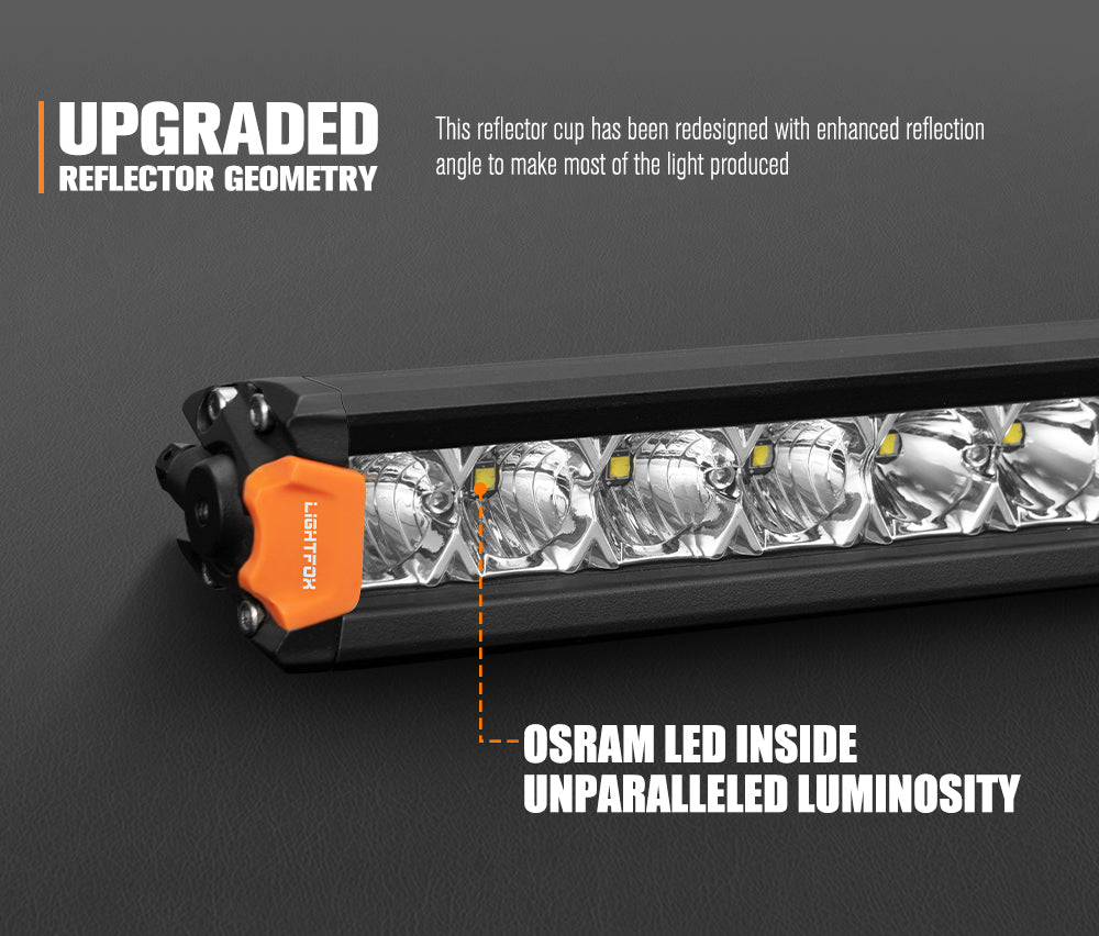 Lightfox Vega Series 14inch LED Light Bar 1 Lux @ 265M IP68 4,735 Lumens - Sunyee