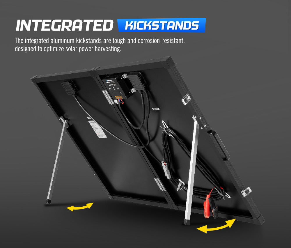 Atem Power 12V 160W Folding Solar Panel Blanket Kit Mono with Regulator - Sunyee