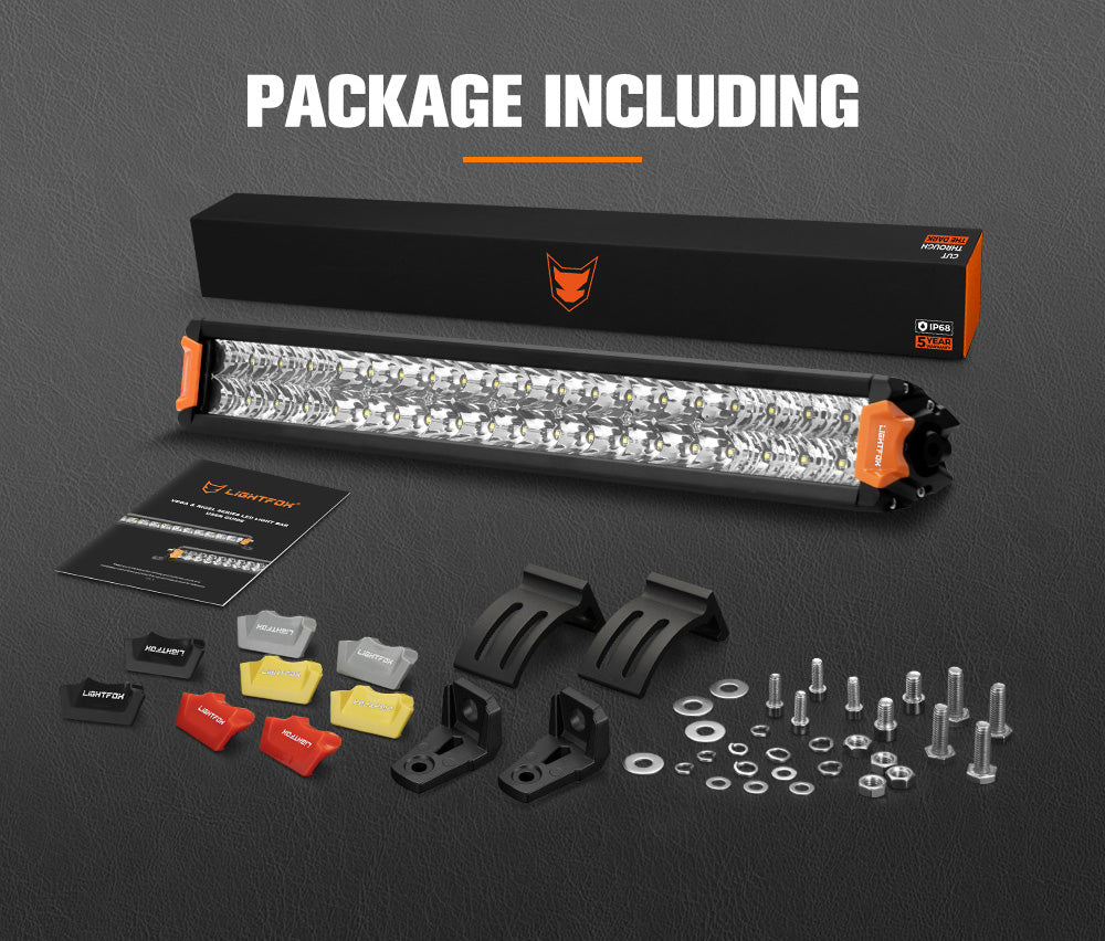 Lightfox Rigel Series 20inch LED Light Bar 1 Lux @ 416M IP68 9,001 Lumens - Sunyee