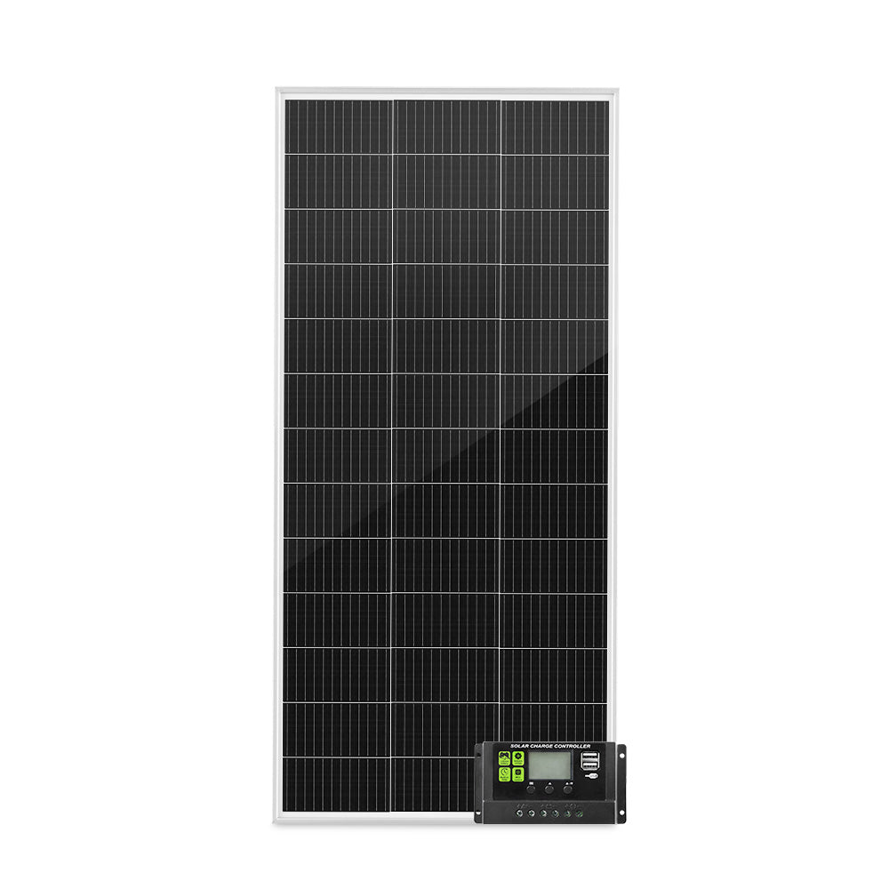 12V 200W Solar Panel Kit Mono Fixed Caravan Camping Power Battery Charging - Sunyee