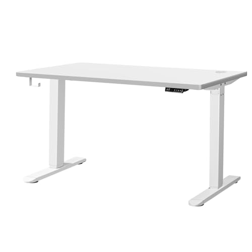 Oikiture Standing Desk Height Adjustable Motorised Electric Sit Stand Table 140cm - Sunyee