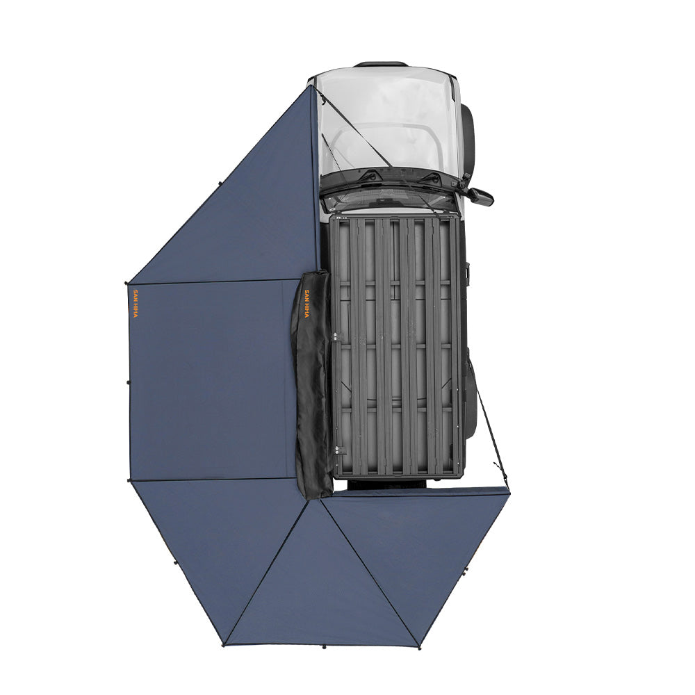 San Hima 270 Degree Free-Standing Awning-Passenger Side 600D Oxford UPF50+ 4X4 - Sunyee