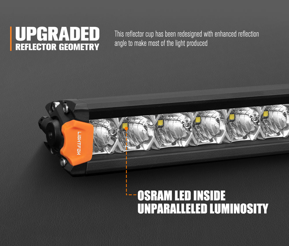 Lightfox Vega Series 28inch LED Light Bar 1 Lux @ 356M IP68 10,358Lumens - Sunyee