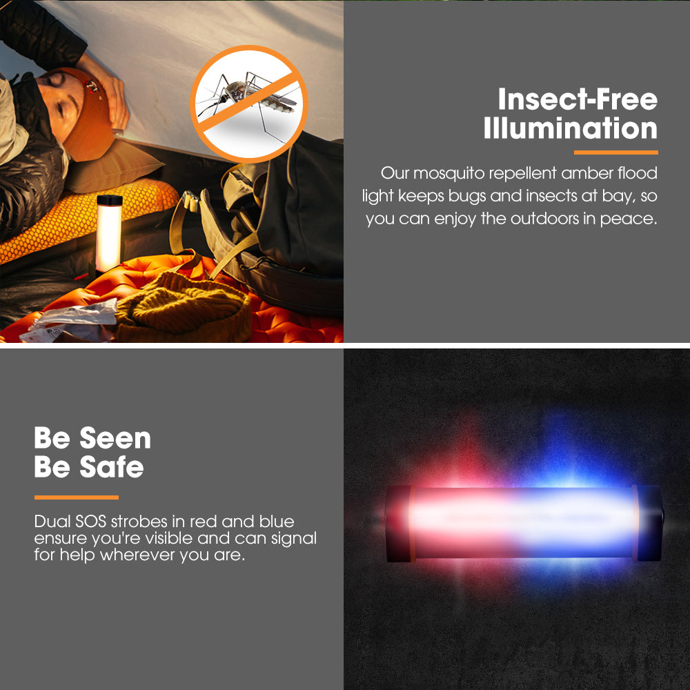 San Hima LED Torch Light Power Bank Flashlight Lithium USB Rechargeable - Sunyee