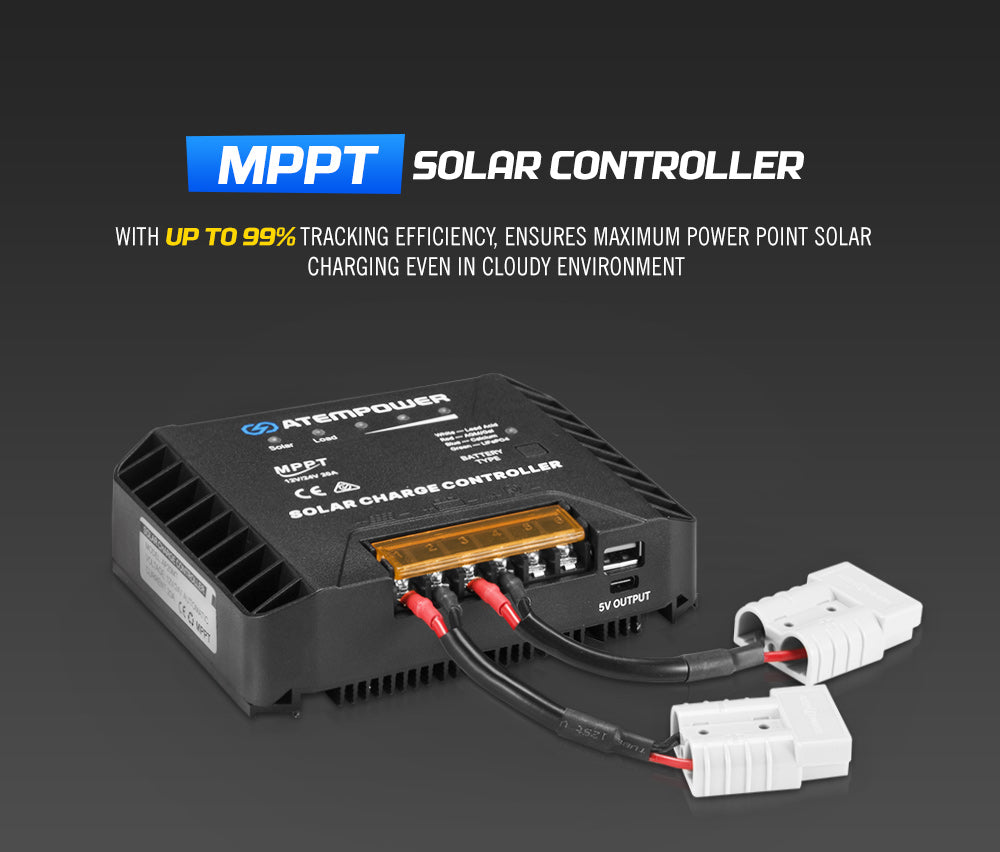 Atem Power 12V 300W Folding Solar Mat Flexible Blanket Solar Panel Kit Camping Charger - Sunyee