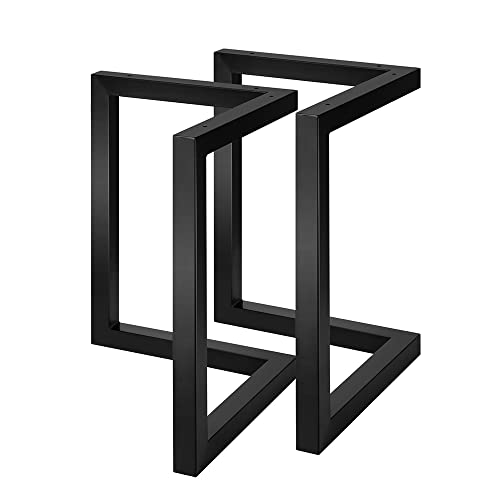 Oikiture 2X Coffee Dining Table Legs Bench Box Steel Metal Industrial 71 X 70CM - Sunyee
