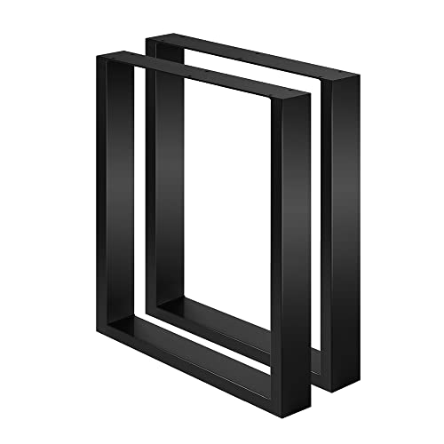 Oikiture 2X Coffee Dining Table Legs Bench Box Steel Metal Industrial 71 X 65CM - Sunyee