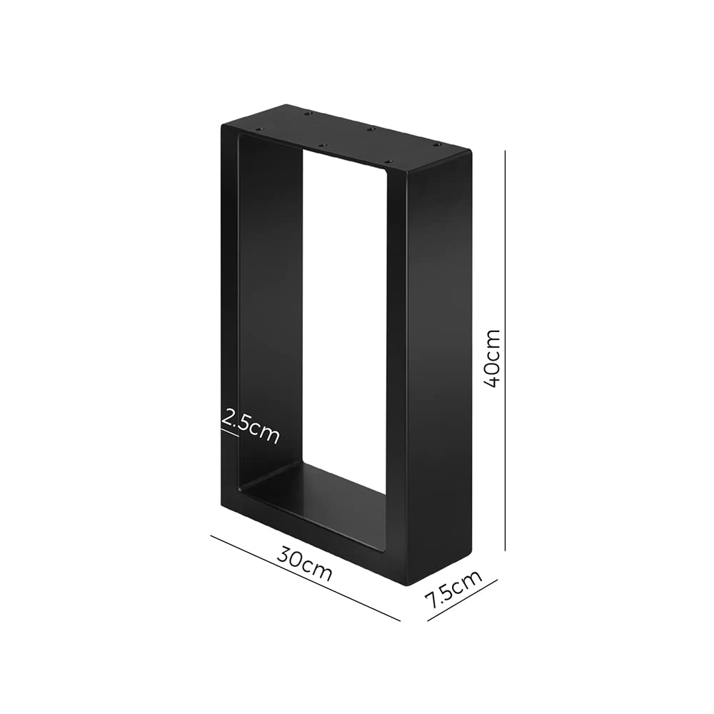 Oikiture 2X Coffee Dining Table Legs Bench Box DIY Steel Metal Industrial 40CM - Sunyee