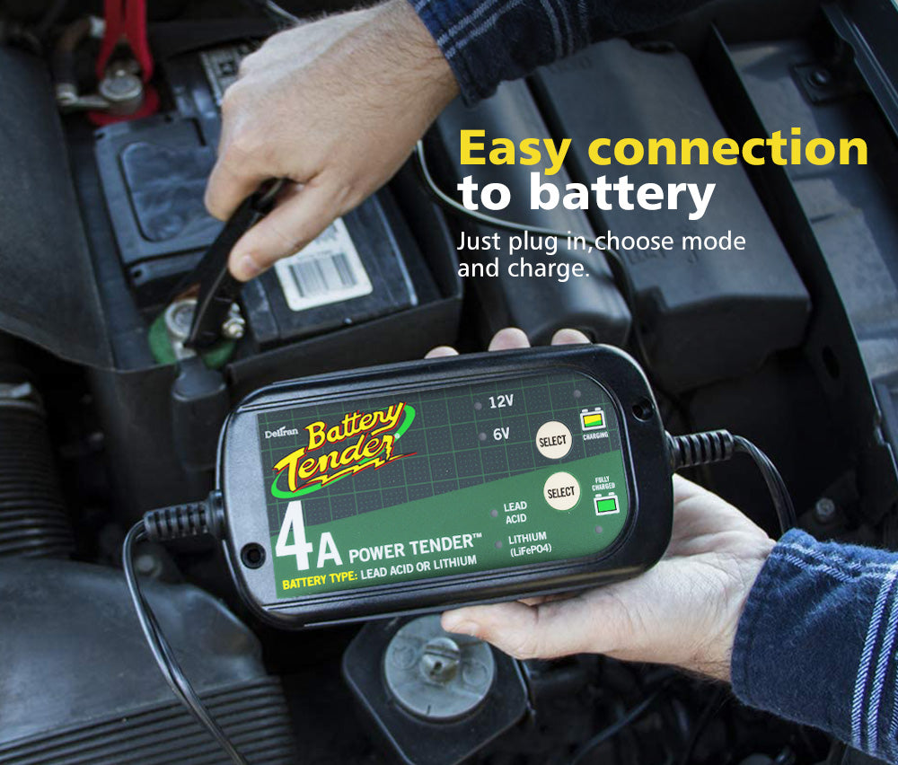 Smart Battery Charger 4A 6V/12V - Sunyee