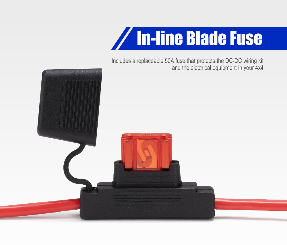 Atem Power 50A Wiring Kit 12V 6m Anderson Style Plug Battery Cable Quick Connect - Sunyee