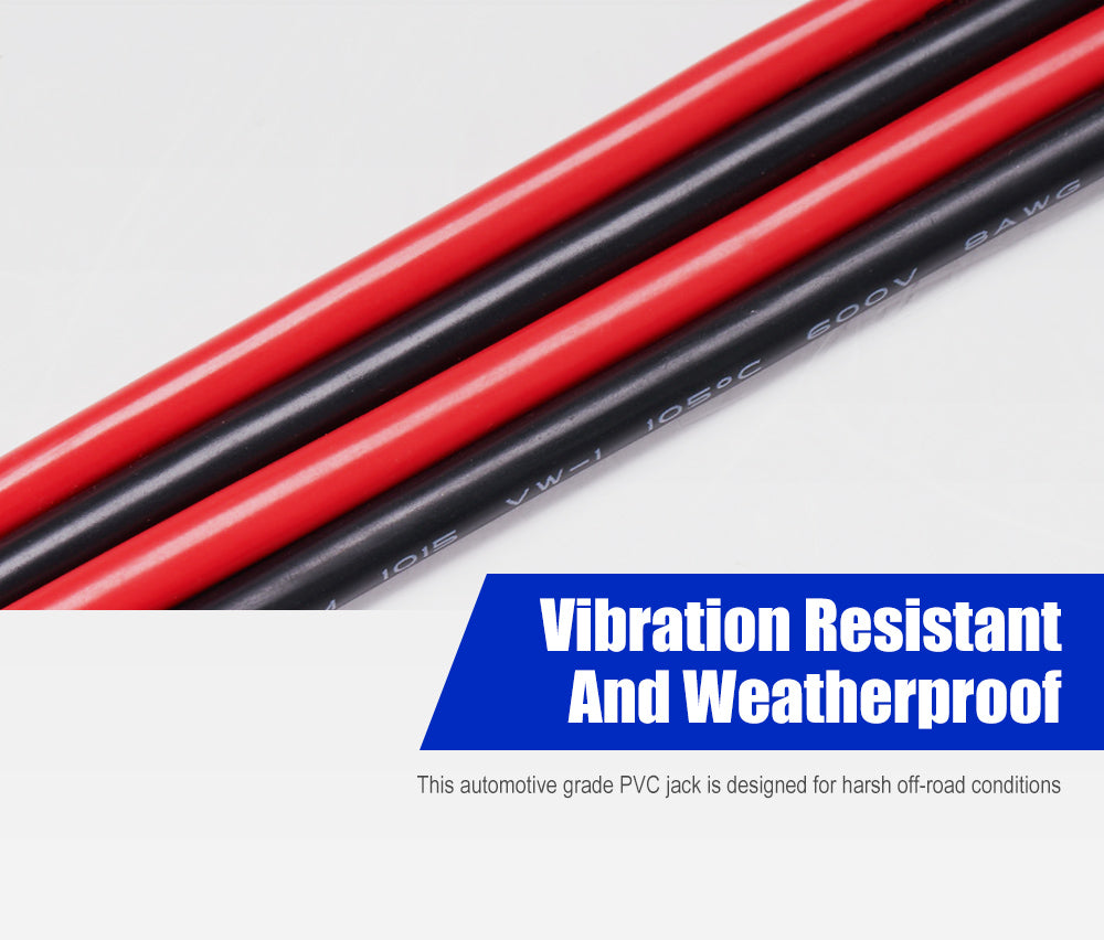 Atem Power 50A Wiring Kit 12V 6m Anderson Style Plug Battery Cable Quick Connect - Sunyee