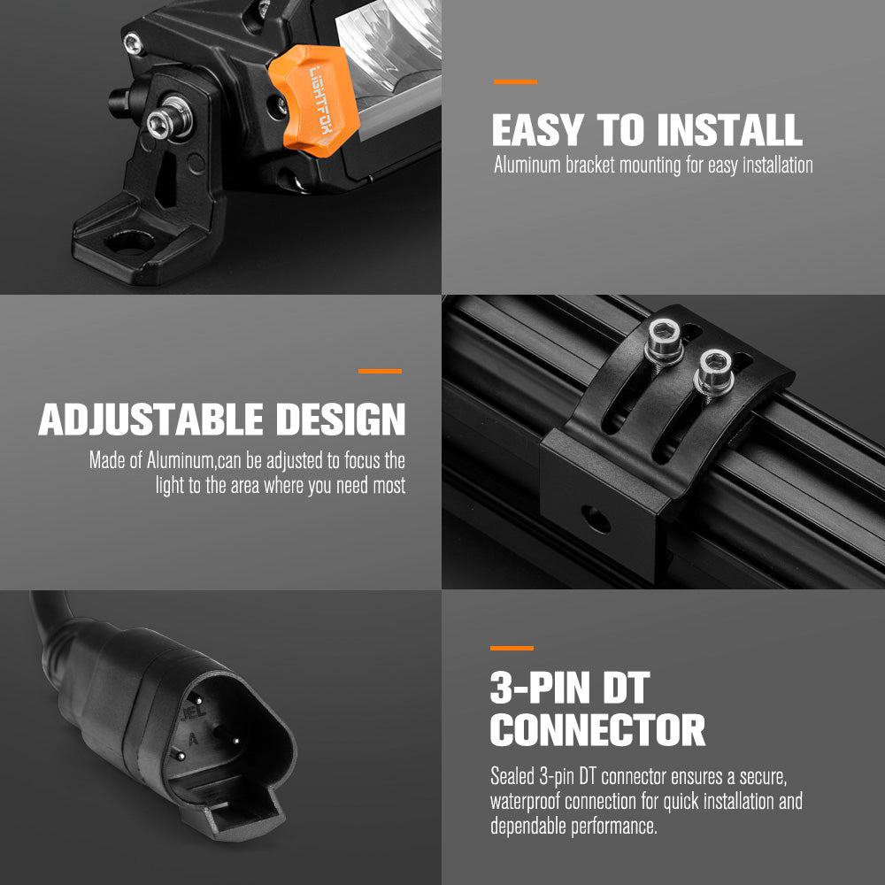 Lightfox Vertex Series 50inch LED Light Bar 1Lux@509m IP68 21,980 LM - Sunyee