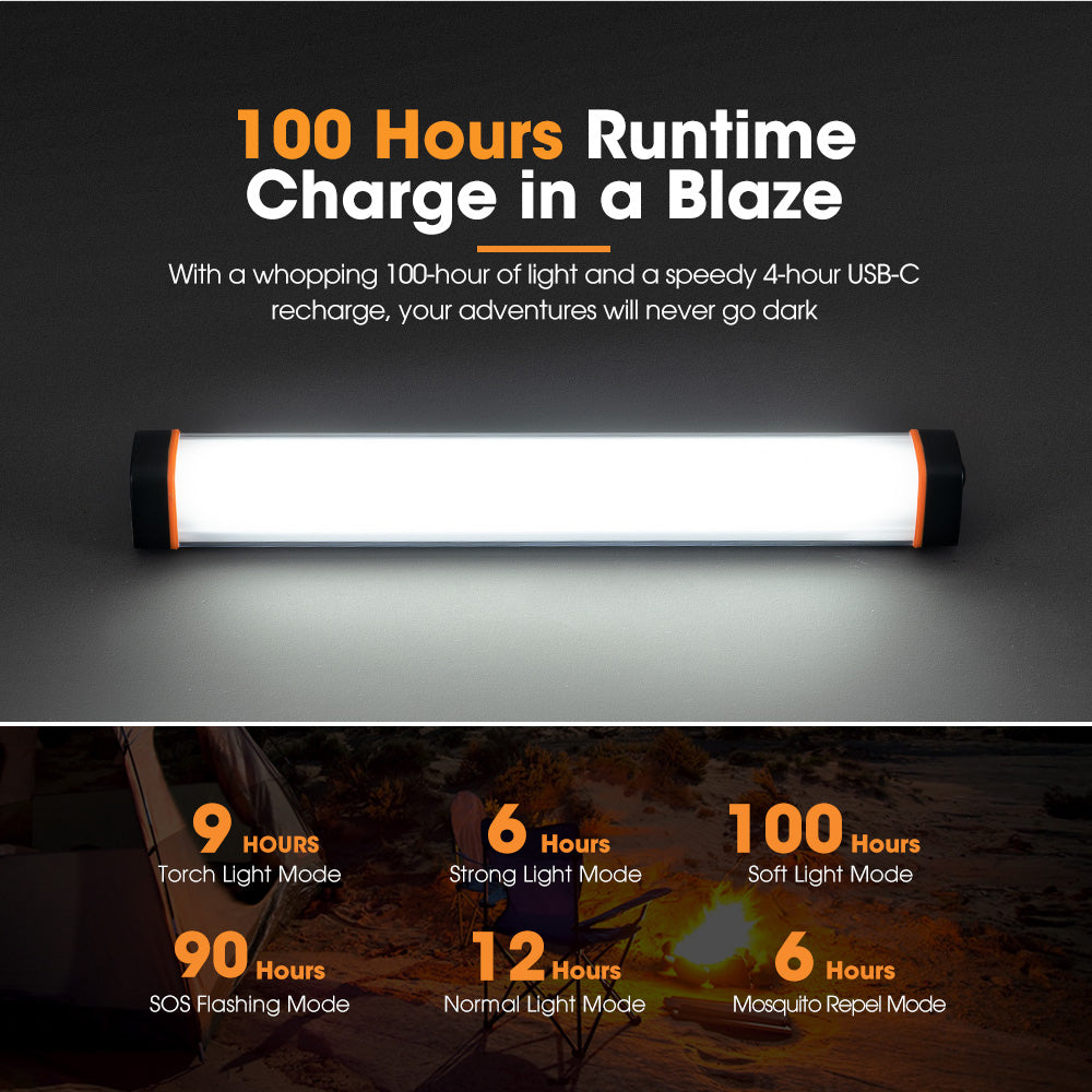 San Hima LED Torch Light Large Power Bank Flashlight Lithium USB Rechargeable - Sunyee