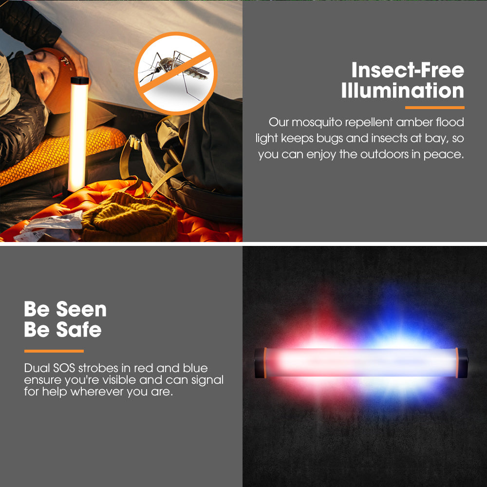 San Hima LED Torch Light Large Power Bank Flashlight Lithium USB Rechargeable - Sunyee