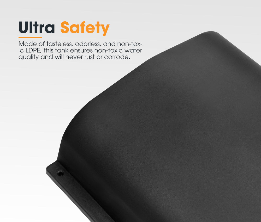 Heavy Duty 75L Litre Poly Water Tank Camper Trailers Caravans 4X4 4WD Truck - Sunyee