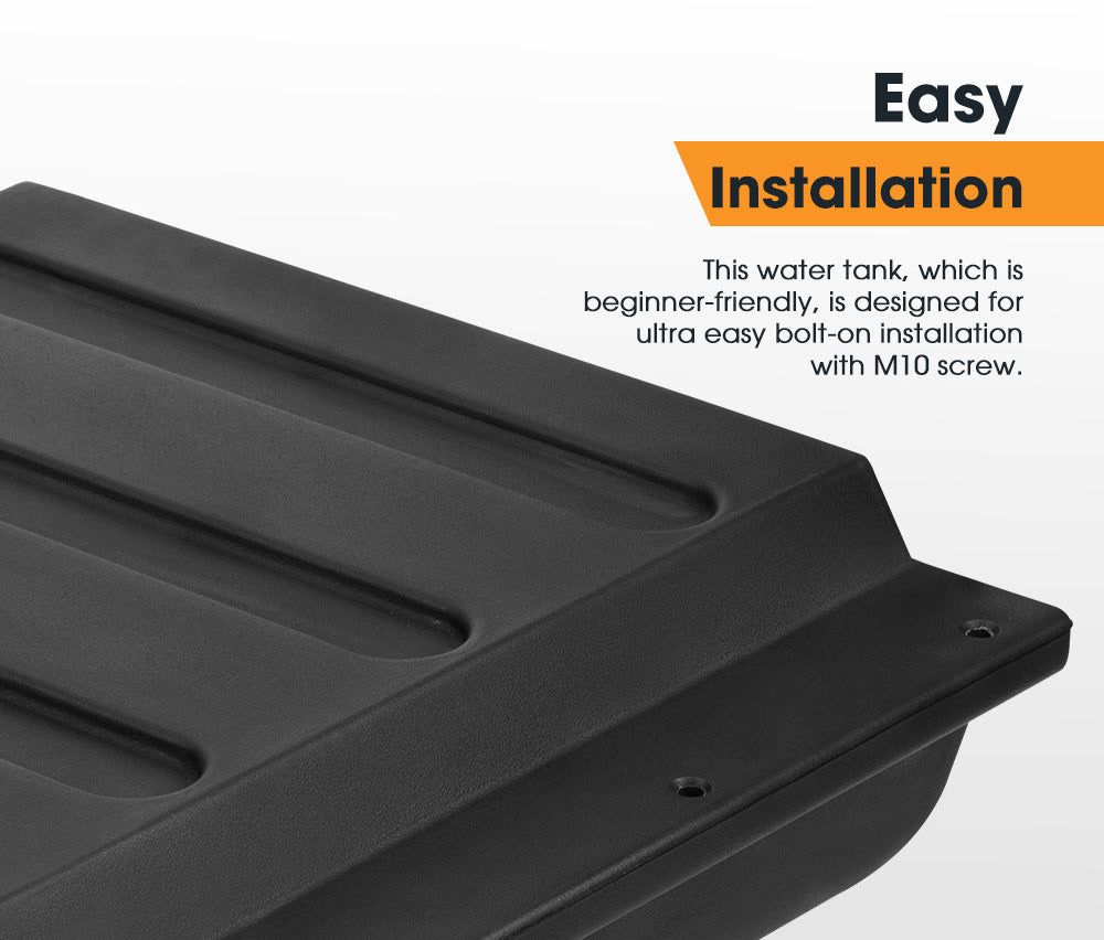 Heavy Duty 75L Litre Poly Water Tank Camper Trailers Caravans 4X4 4WD Truck - Sunyee