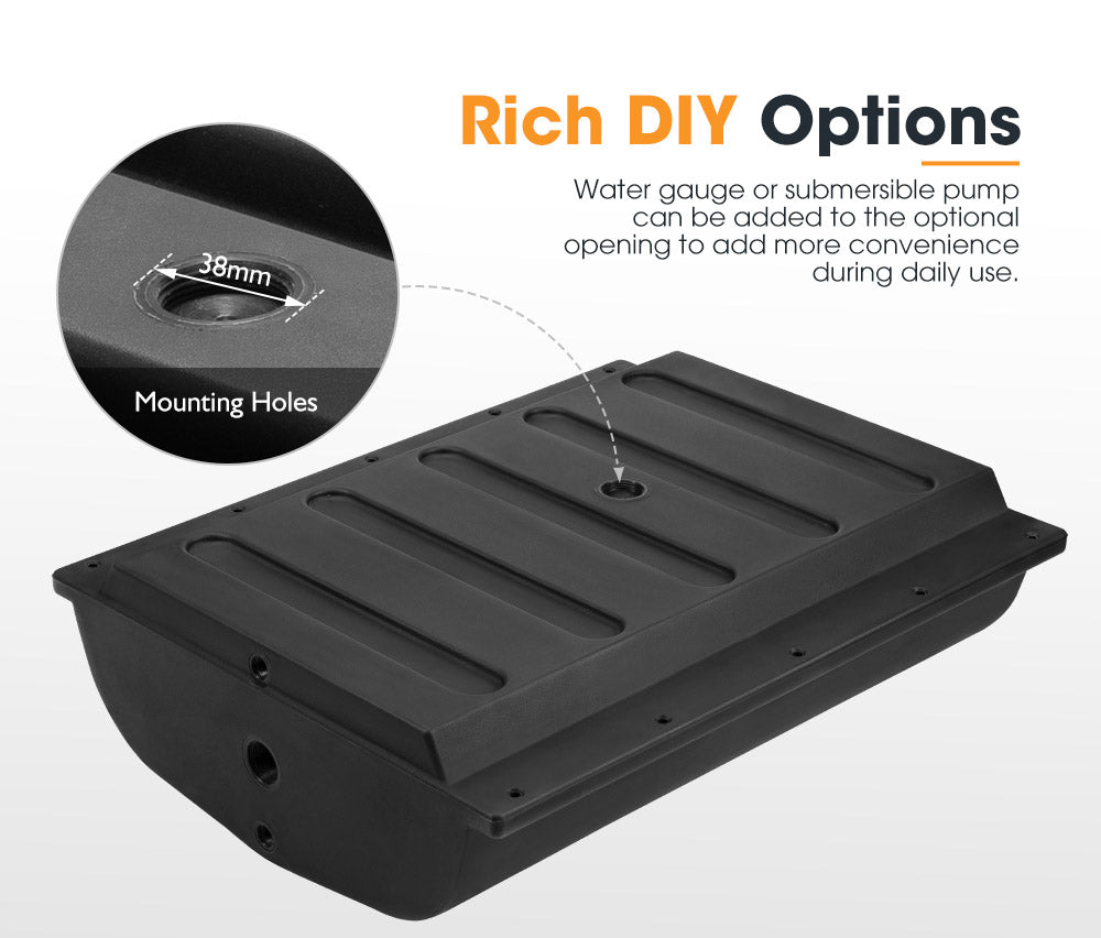 Heavy Duty 75L Litre Poly Water Tank Camper Trailers Caravans 4X4 4WD Truck - Sunyee