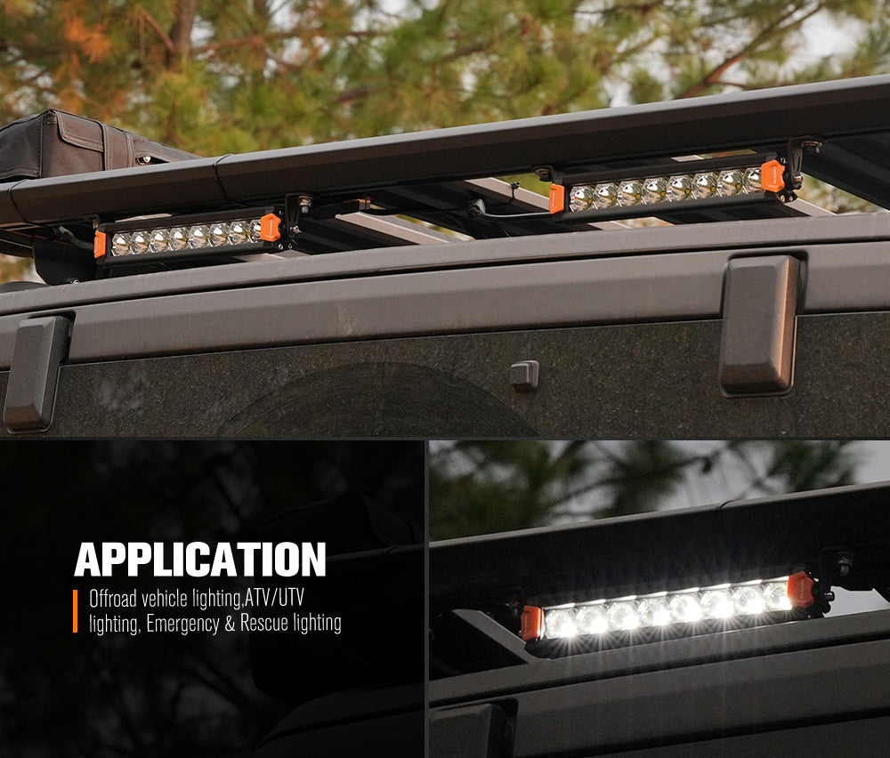 Lightfox Vega Series 8inch LED Light Bar 1 Lux @ 349m IP68 6,204 Lumens - Sunyee