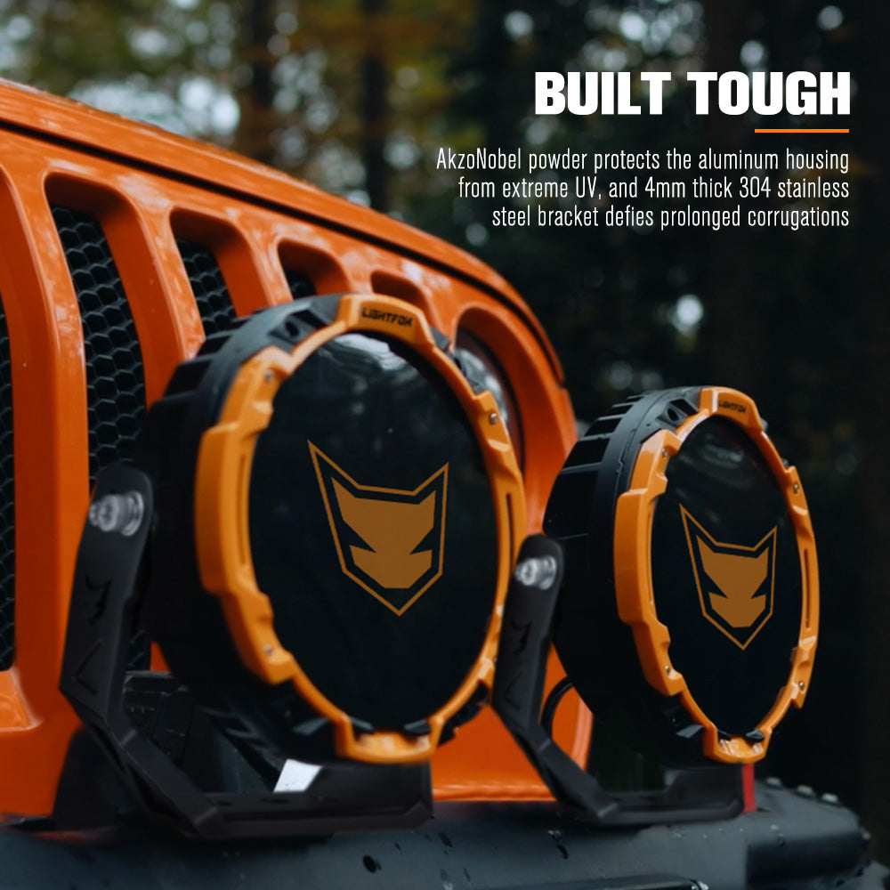 Lightfox 9inch LED Driving Light 1Lux@1,655M IP68 22,912 lumen - Sunyee