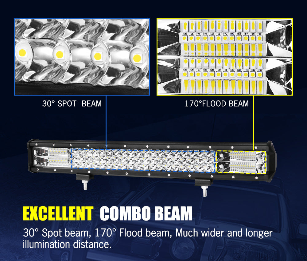 Lightfox 23inch Led Light Bar 1 Lux @ 520M IP68 9,980 Lumens - Sunyee