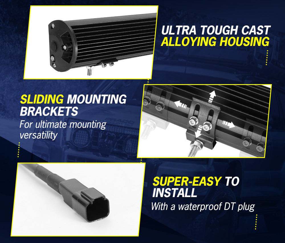 Lightfox 23inch Led Light Bar 1 Lux @ 520M IP68 9,980 Lumens - Sunyee