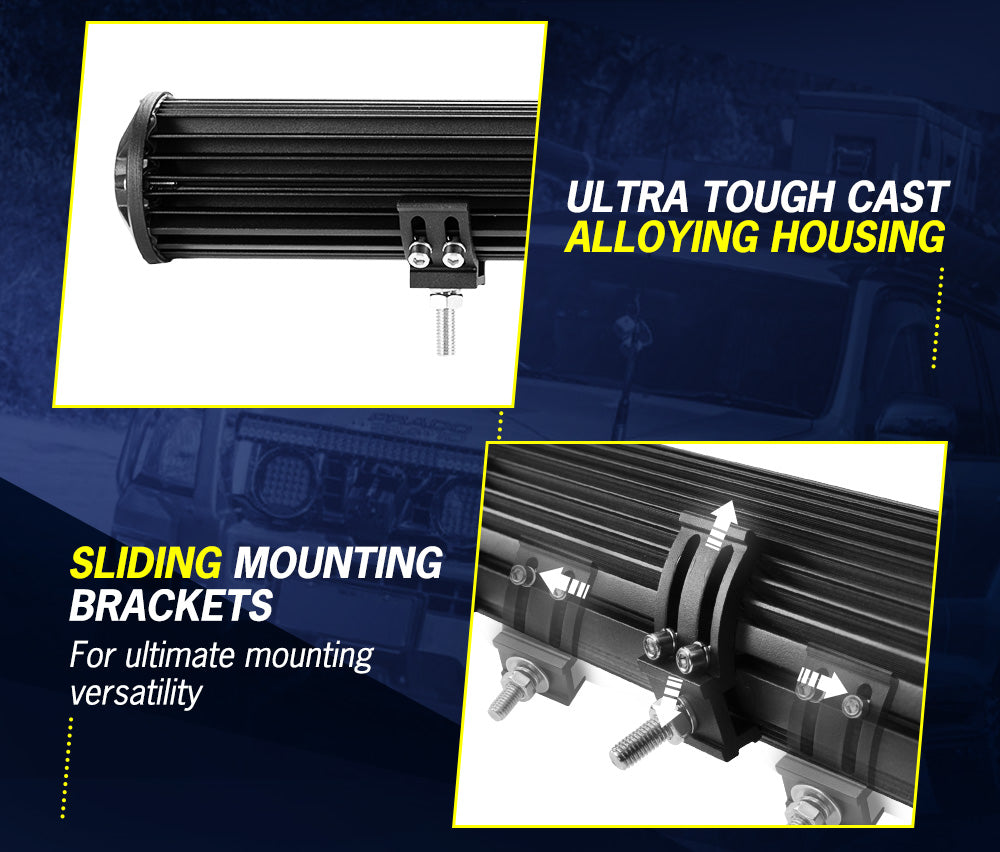 Lightfox 23inch Led Light Bar 1 Lux @ 520M IP68 10,080 Lumens - Sunyee