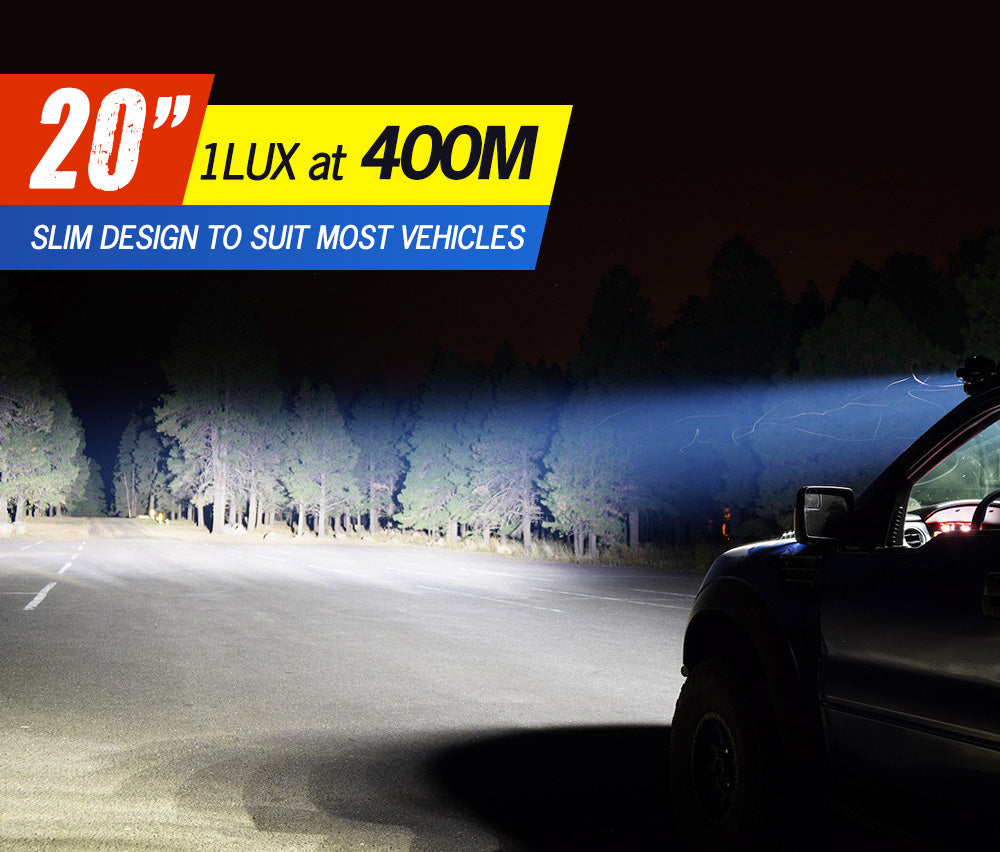 Lightfox 20inch LED Light Bar 1 LUX @ 400m IP68 6,900 Lumens - Sunyee