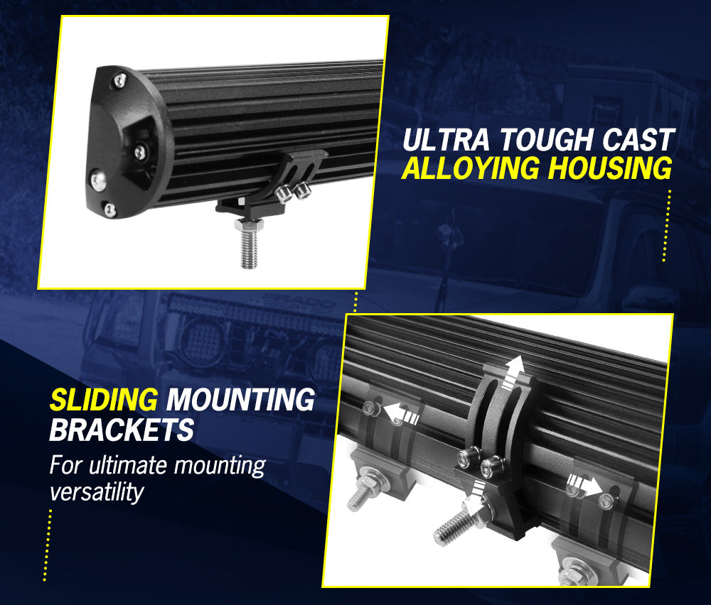 Lightfox 20inch LED Light Bar 1 LUX @ 400m IP68 6,900 Lumens - Sunyee