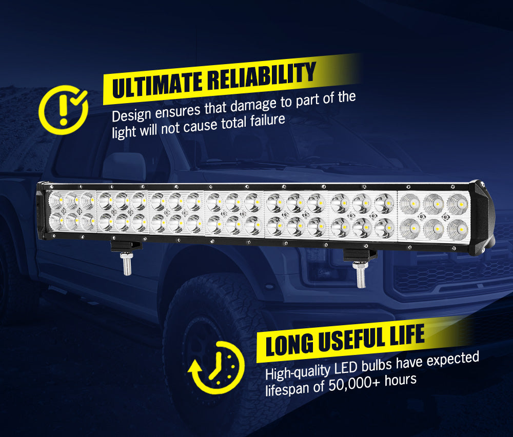 Lightfox 20inch LED Light Bar 1 LUX @ 400m IP68 6,900 Lumens - Sunyee