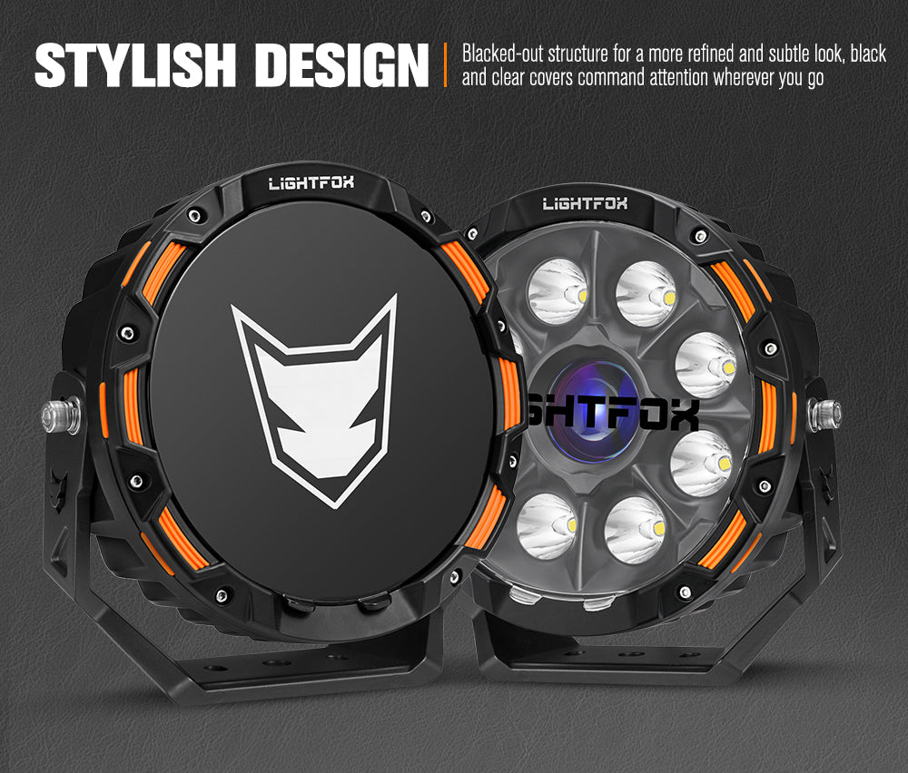 Lightfox 9inch LED Driving Light 1 Lux @ 1,937m IP68 19,478 Lumen - Sunyee