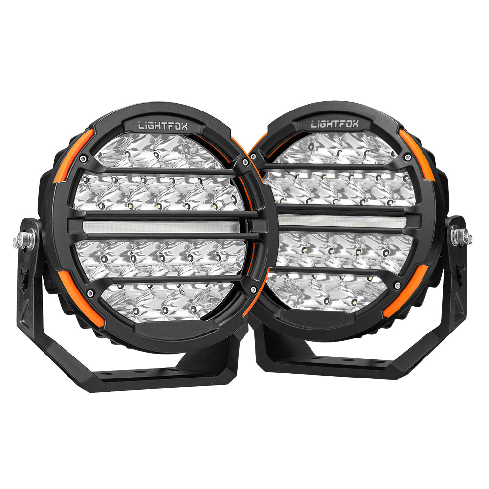 Lightfox Polaris 9inch LED Driving Light 1Lux@1,527m IP68 20,178 LM