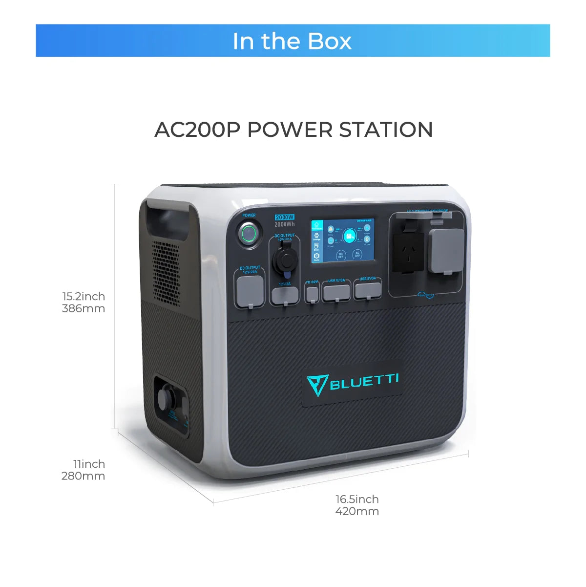 BLUETTI AC200P Portable Power Station | 2,000W 2,000Wh - Sunyee