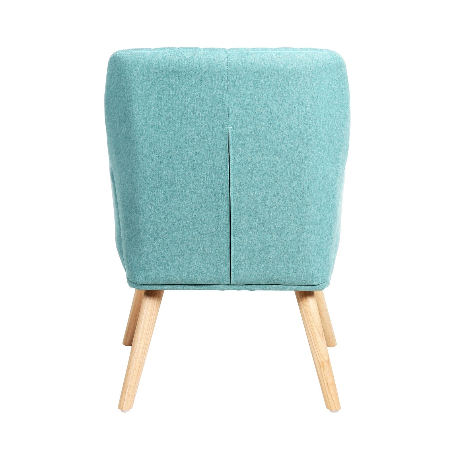 Oikiture Armchair Lounge Sofa Chair Fabric Accent Chairs Armchairs Couches Blue - Sunyee