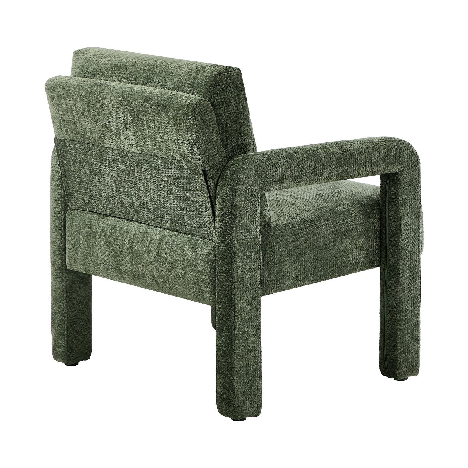 Oikiture 2x Armchair Velvet Accent Chairs 1 Seater Lounge Sofa Chair Green - Sunyee