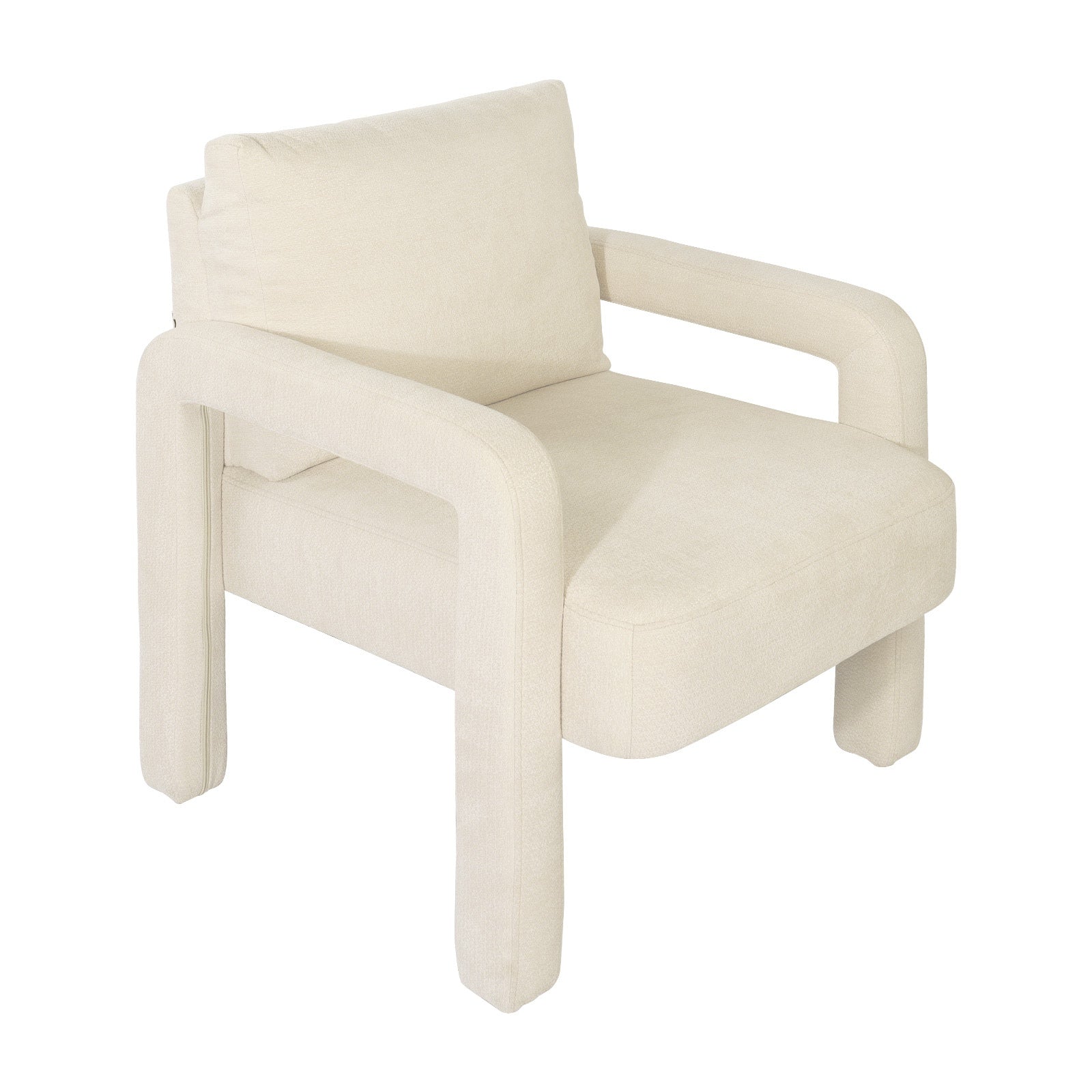 Oikiture Armchair Velvet Accent Chairs 1 Seater Lounge Sofa Chair