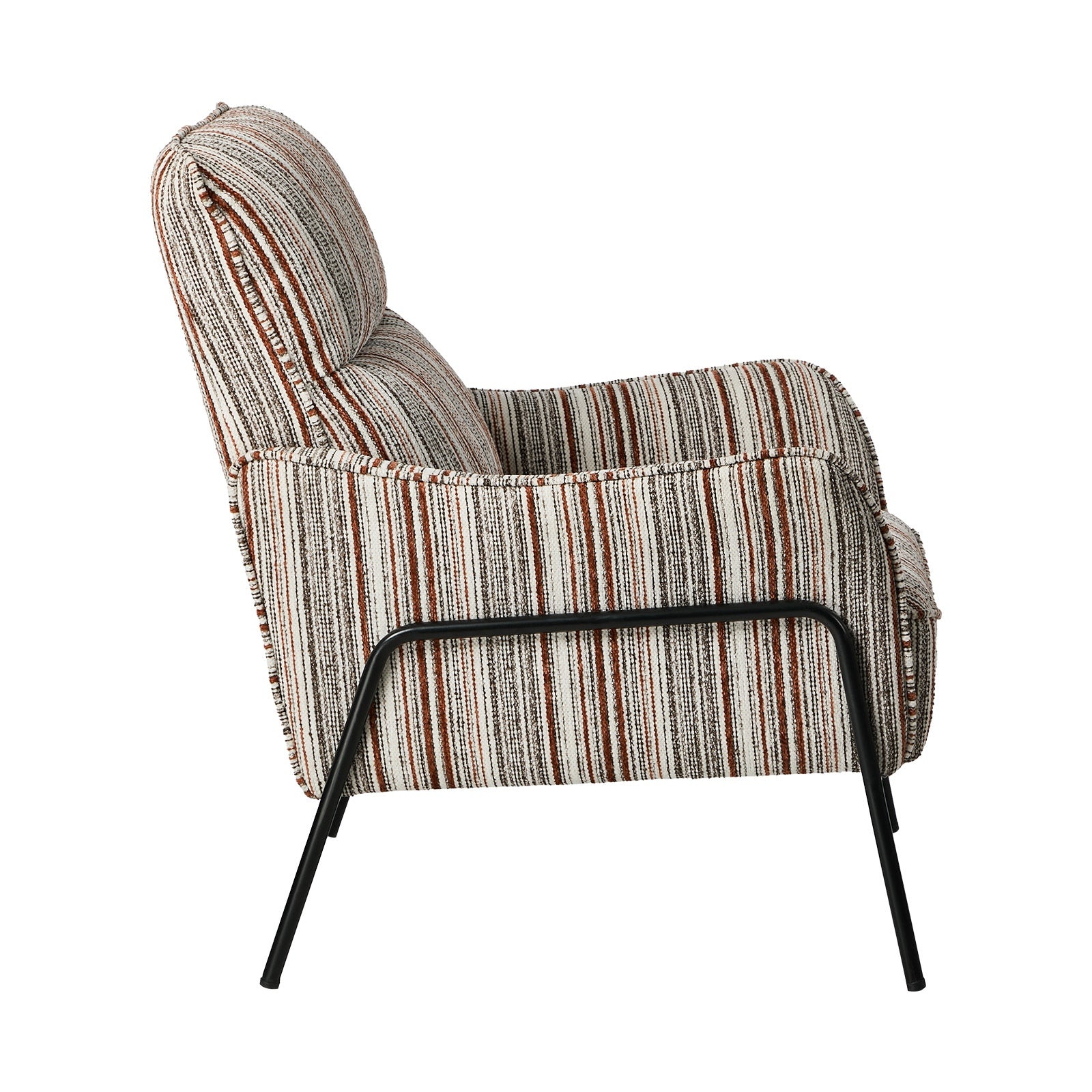 Oikiture Armchair Chenille Fabric Lounge Chair Accent Chair Brown - Sunyee