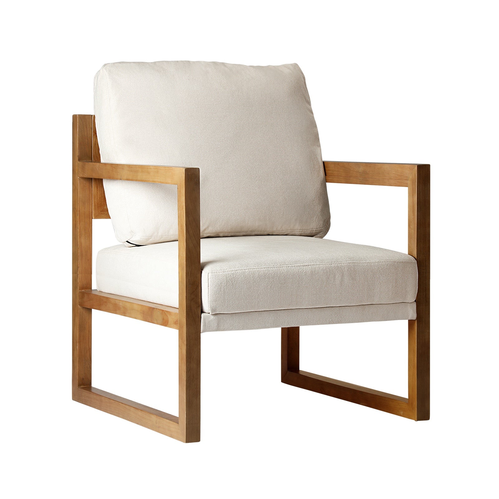 Oikiture Armchair Lounge Sofa Chair Fabric Accent Chairs Tub Armchairs Couches B