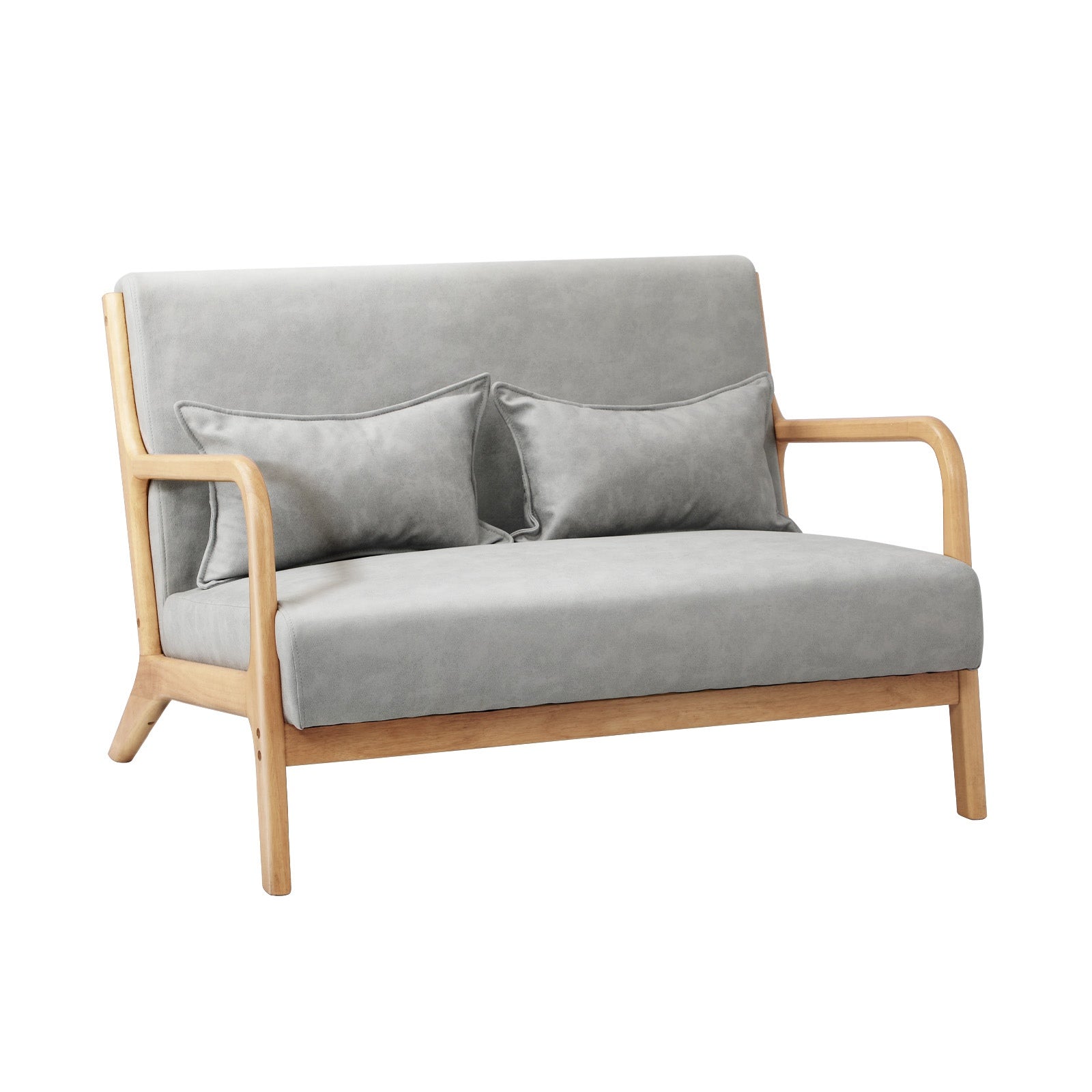 Oikiture Armchair Lounge Chair 1/2 Seater Accent Couch Sofa Fabric Seat Chairs - Sunyee