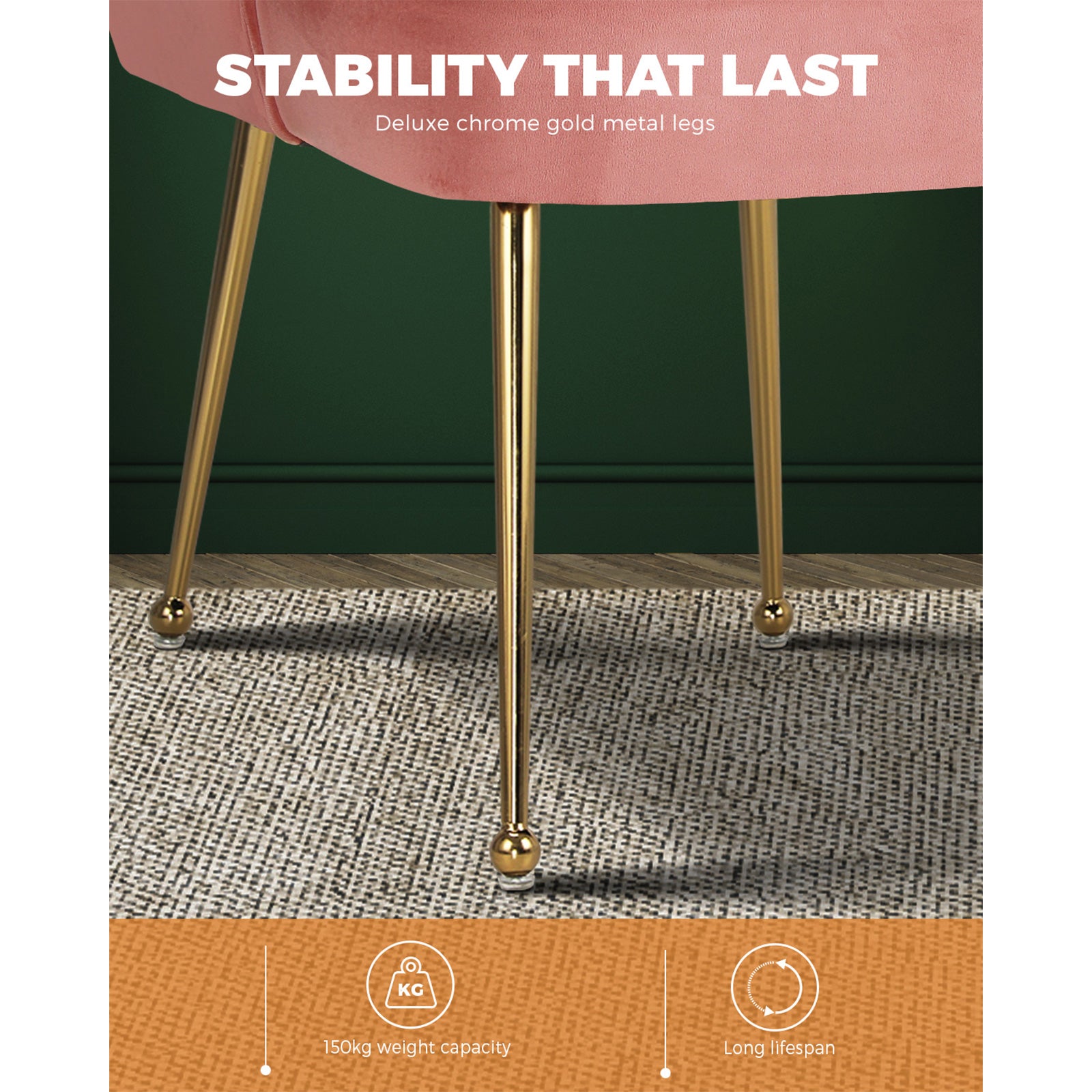 Oikiture Armchair Lounge Sofa Chair Accent Fabric Chairs Armchairs Couches Pink - Sunyee