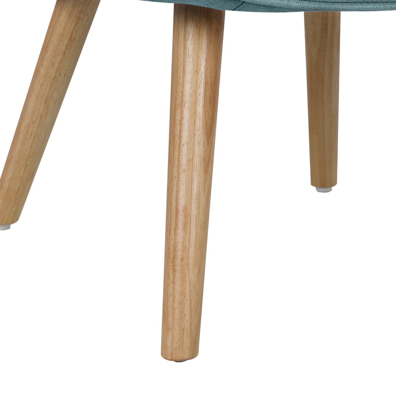 Oikiture 2x Armchair Lounge Chair Ottoman Accent Armchairs Fabric Sofa Blue - Sunyee