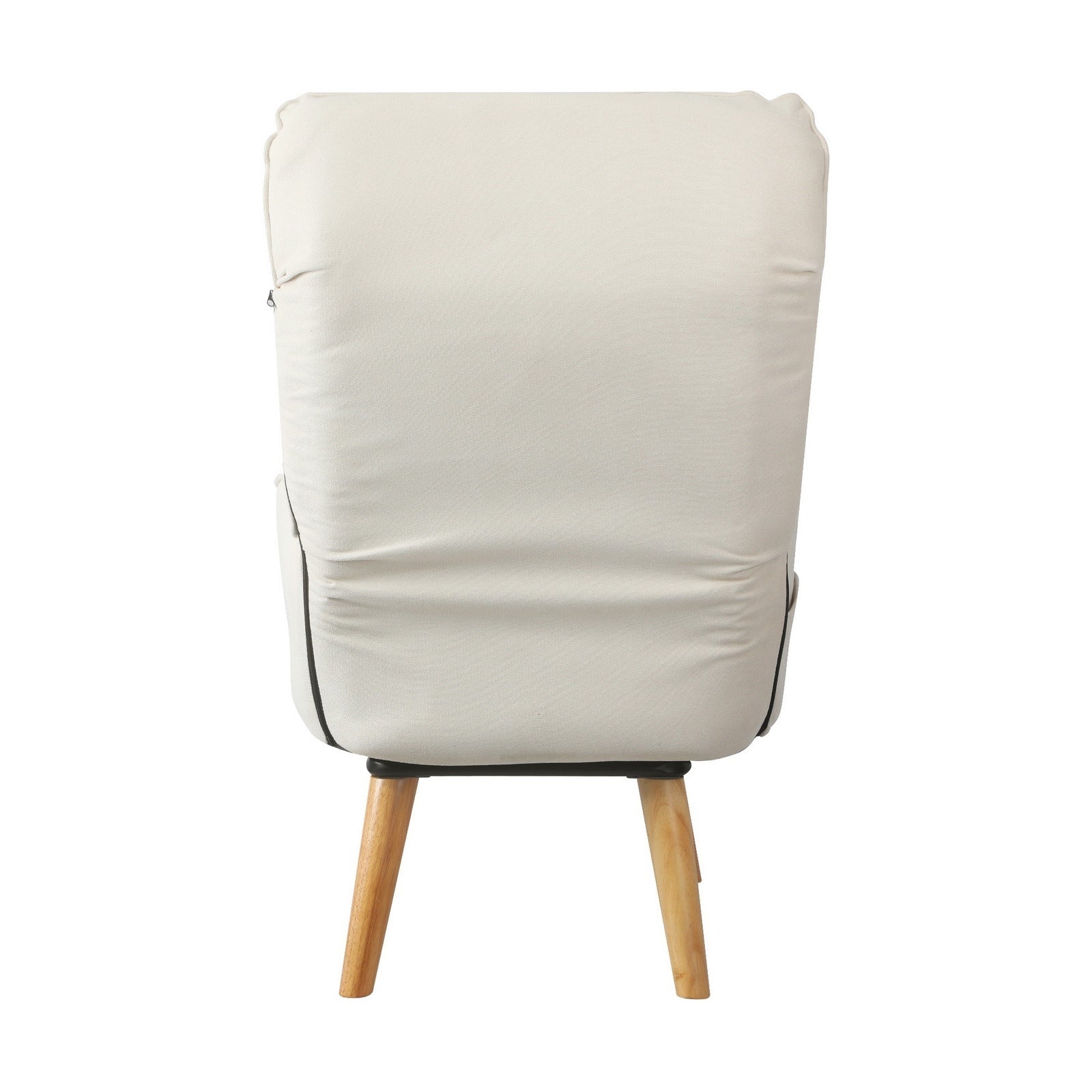 Oikiture 2x 360 Swivel Recliner Armchair Lounge Ottoman Chair With Stool Beige - Sunyee