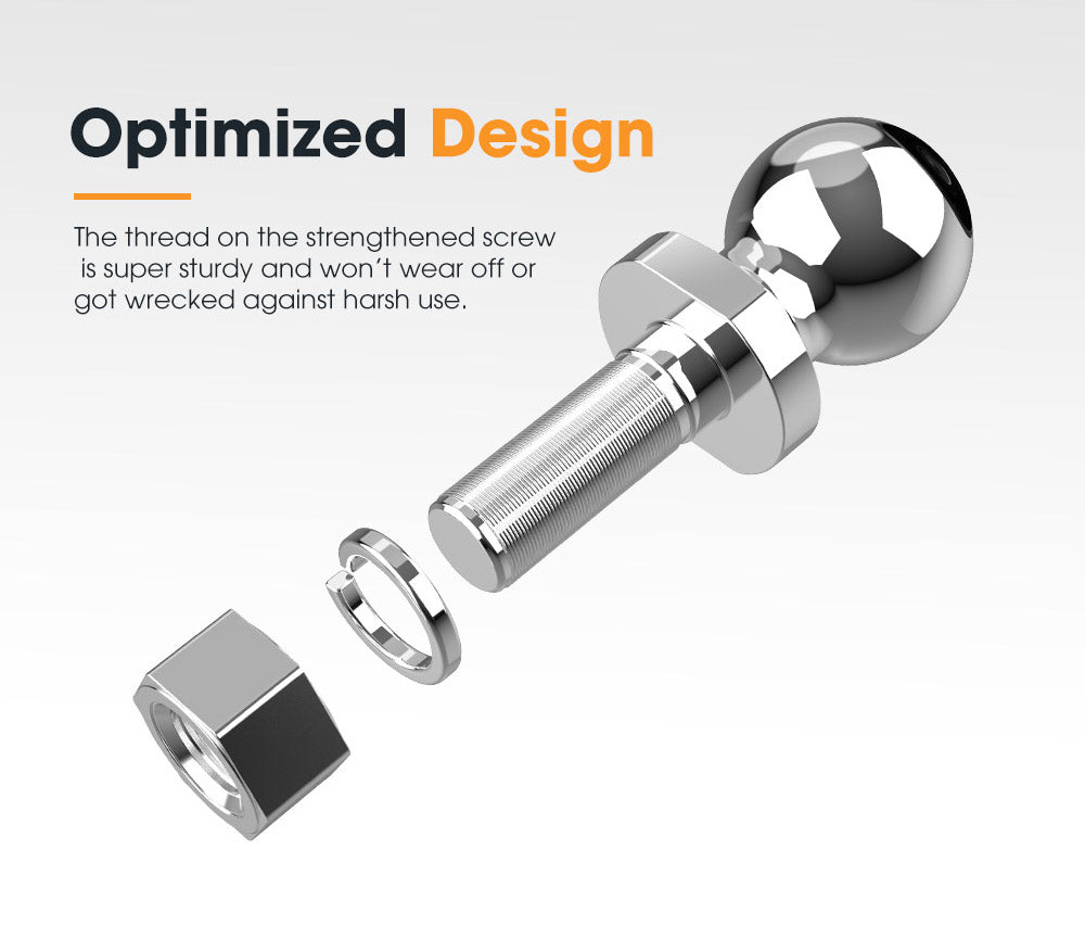 Adjustable Towbar drop Tow Bar Ball Mount Tongue 2" Hitch Trailer 6000LBS 4WD Car - Sunyee