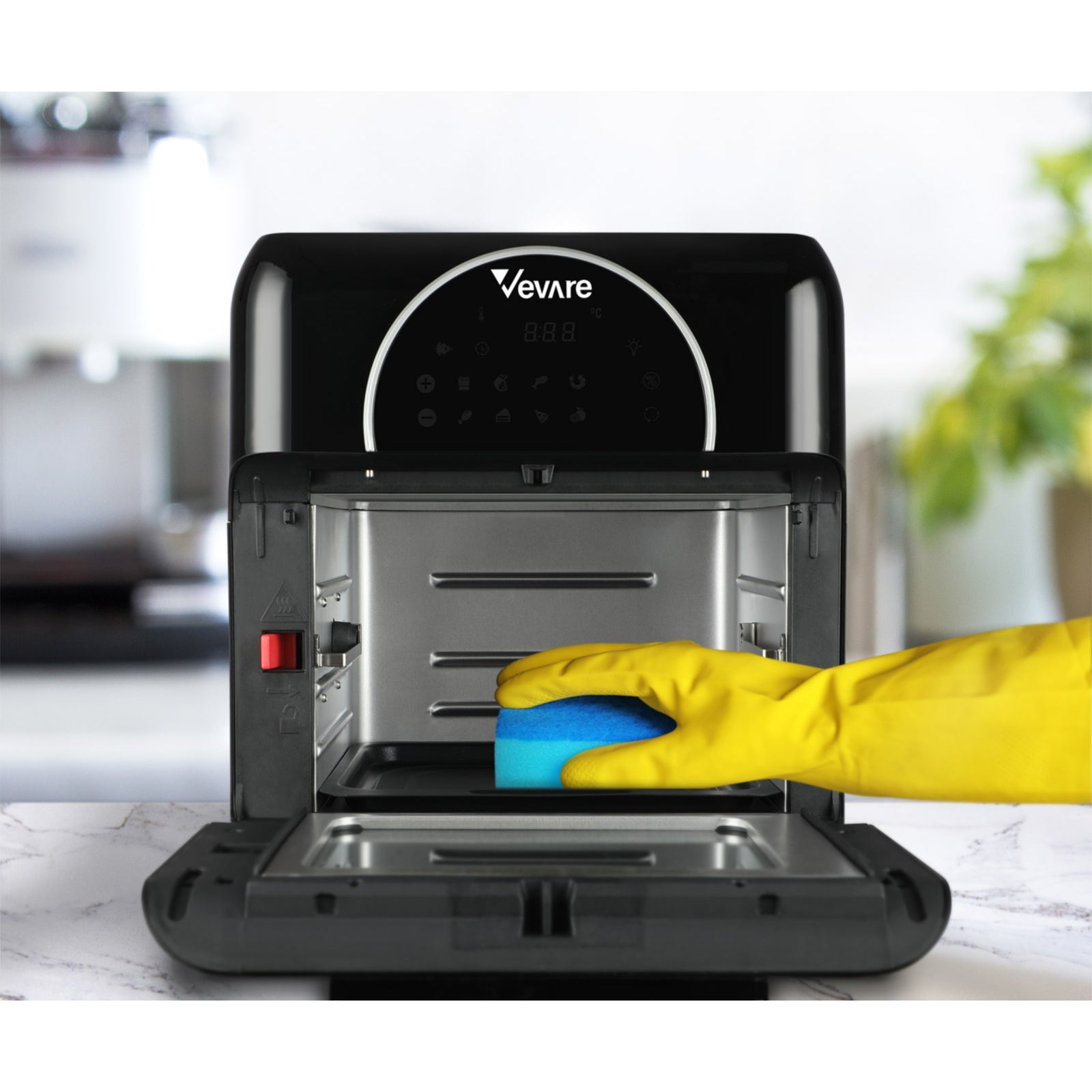 Vevare Air Fryer 10L LCD Fryers Low Fat Oven Airfryer Kitchen Cooker 1500W - Sunyee