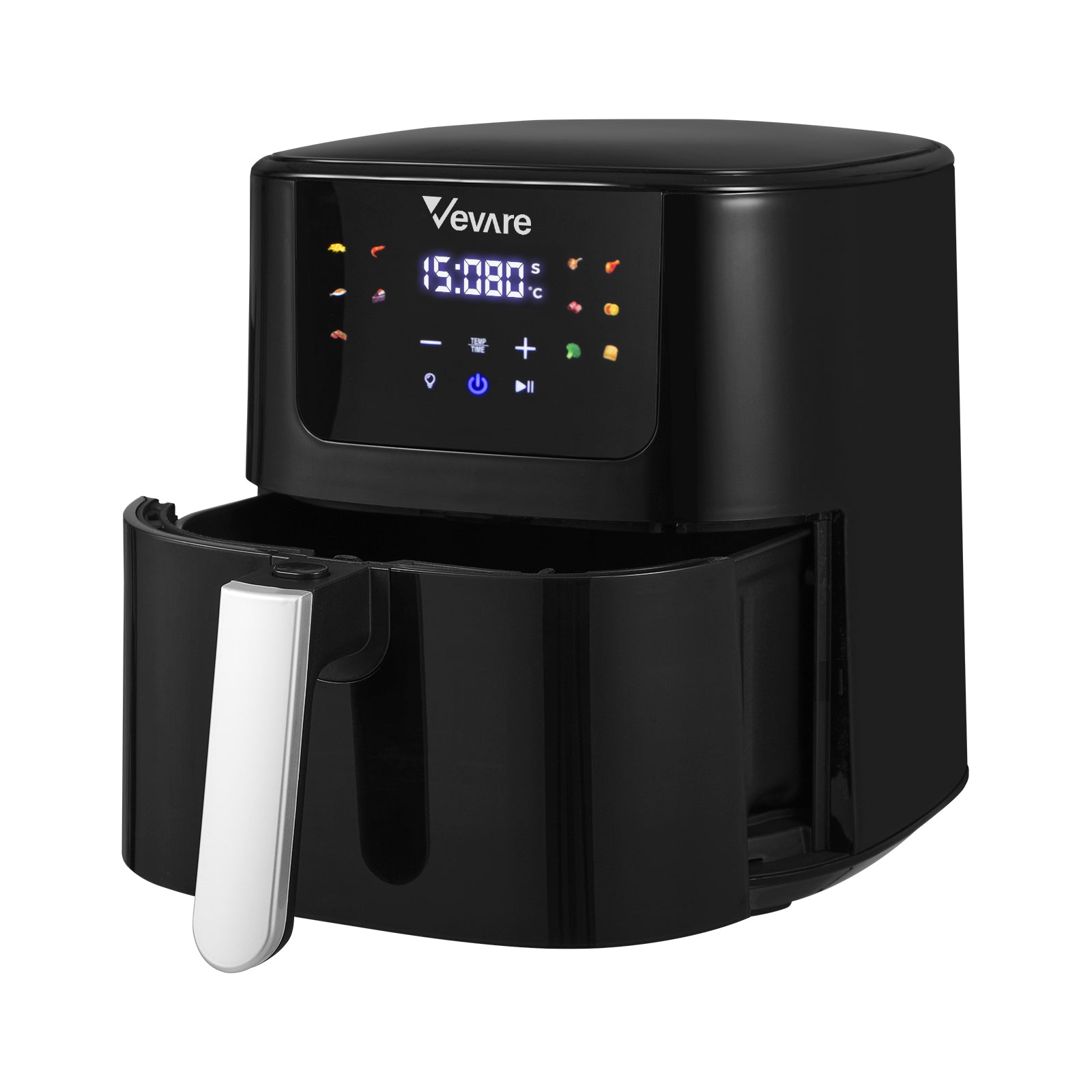 Vevare Air Fryer 5L Fryers Oven LCD Touch Oil Free Cooker 1500W Kitchen - Sunyee