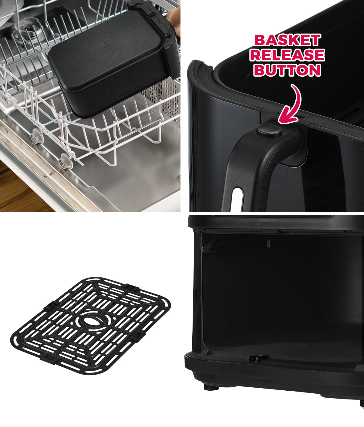 Vevare Air Fryer 8L Fryers Oven Digital Touch Oil Free Cooker 1700W Kitchen - Sunyee