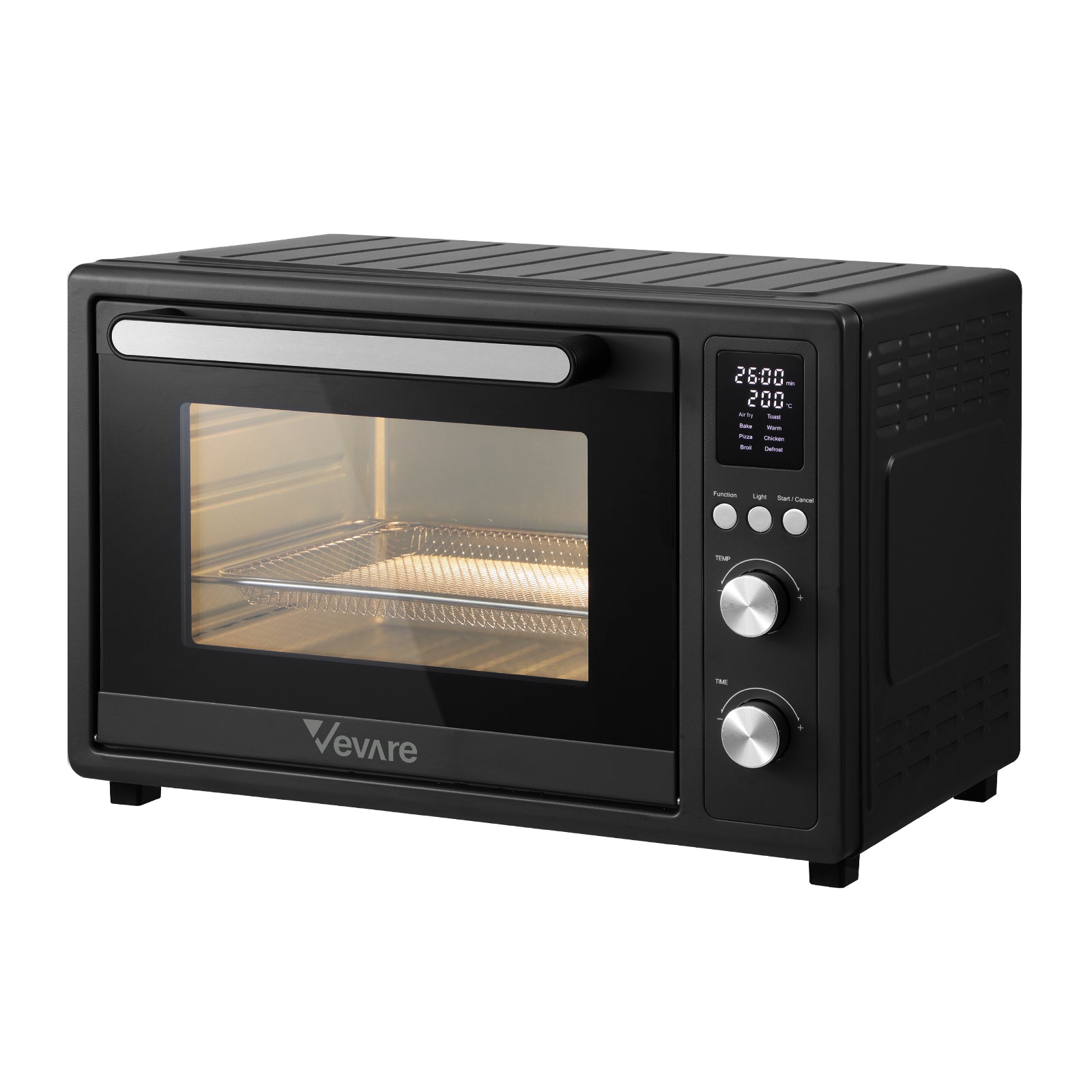 Vevare Air Fryer 32L Fryers Oven LCD Display Oil Free Cooker 1700W Kitchen - Sunyee